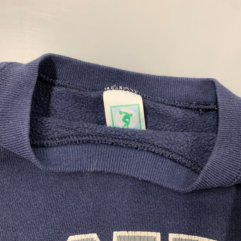 【中古品】【メンズ】 DISCUS ATHLETIC ディスカス アスレチック GEORGETOWN RAGLAN SWEAT SHIRT ジョージタウン ラグラン スウェット シャツ トップス トレーナー 146-260308-ya-03-izu サイズ：下記参照 カラー：ネイビー 万代Net店