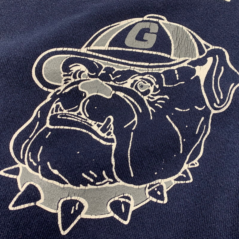 【中古品】【メンズ】 DISCUS ATHLETIC ディスカス アスレチック GEORGETOWN RAGLAN SWEAT SHIRT ジョージタウン ラグラン スウェット シャツ トップス トレーナー 146-260308-ya-03-izu サイズ：下記参照 カラー：ネイビー 万代Net店