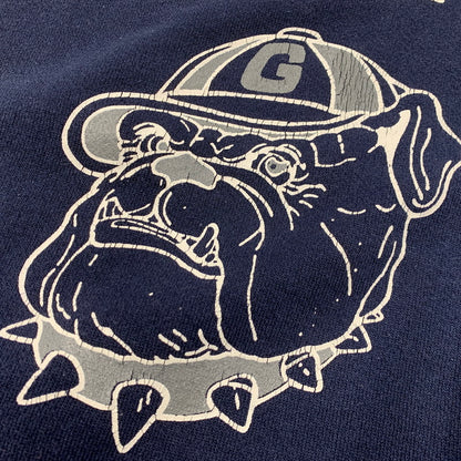 【中古品】【メンズ】 DISCUS ATHLETIC ディスカス アスレチック GEORGETOWN RAGLAN SWEAT SHIRT ジョージタウン ラグラン スウェット シャツ トップス トレーナー 146-260308-ya-03-izu サイズ：下記参照 カラー：ネイビー 万代Net店