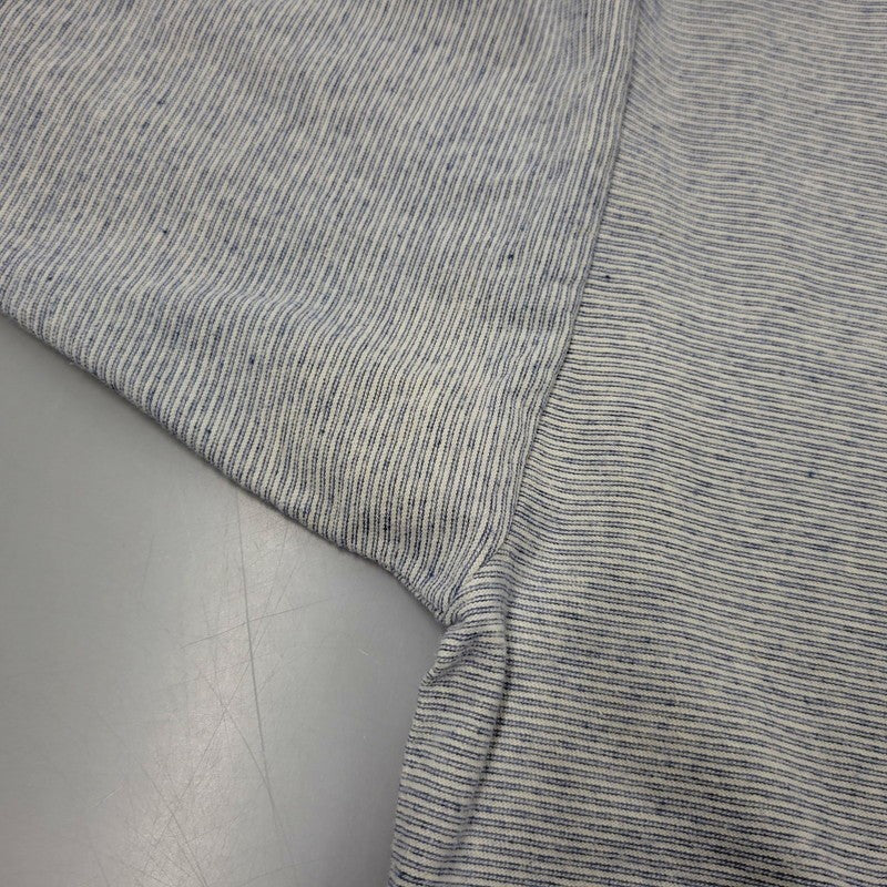 【中古品】【メンズ】 RINGERNECK BORDER SS TEE リンガーネック ボーダー ショートスリーブ Tシャツ 半袖 146-260302-kh-08-izu サイズ：XL カラー：グレー×ブルー 万代Net店