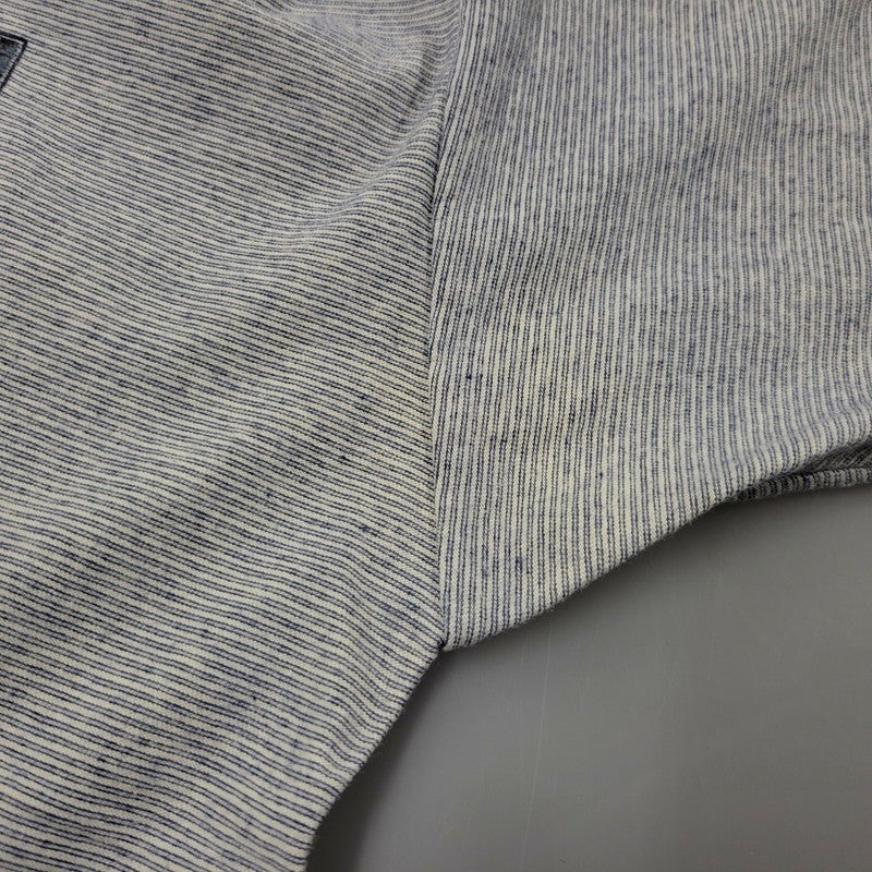 【中古品】【メンズ】 RINGERNECK BORDER SS TEE リンガーネック ボーダー ショートスリーブ Tシャツ 半袖 146-260302-kh-08-izu サイズ：XL カラー：グレー×ブルー 万代Net店