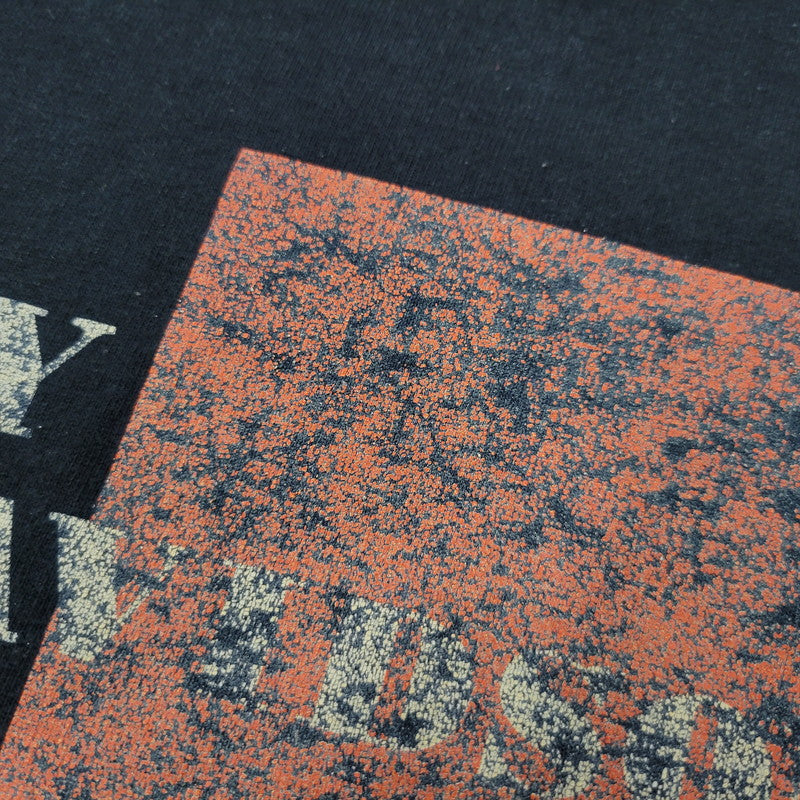 【中古品】【メンズ】 FLAME PRINT LS TEE フレイム プリント ロングスリーブ Tシャツ 長袖 146-260302-kh-09-izu サイズ：M カラー：ブラック 万代Net店