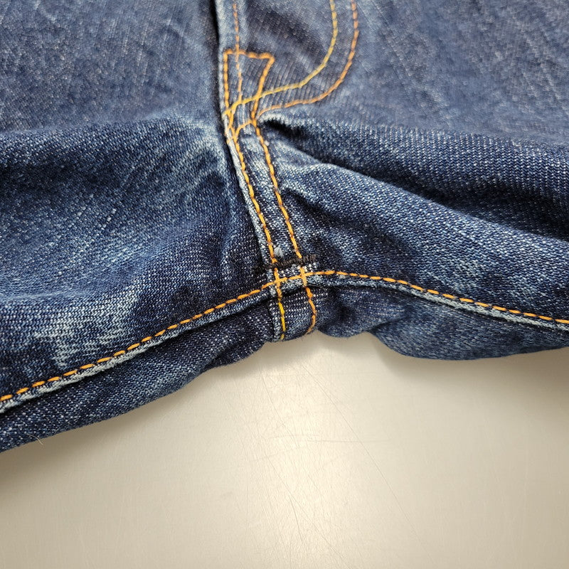 【中古品】【メンズ】 EVISU LOT 9000 エヴィス Wカモメ PRINT DENIM PANTS プリントデニムパンツ ボトムス ズボン 156-260302-tt-01-izu サイズ：32×34 カラー：インディゴ 万代Net店