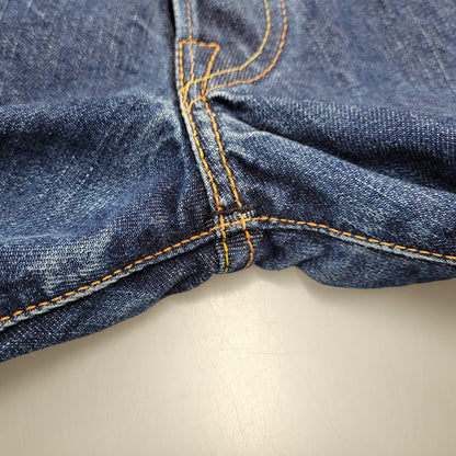 【中古品】【メンズ】 EVISU LOT 9000 エヴィス Wカモメ PRINT DENIM PANTS プリントデニムパンツ ボトムス ズボン 156-260302-tt-01-izu サイズ：32×34 カラー：インディゴ 万代Net店