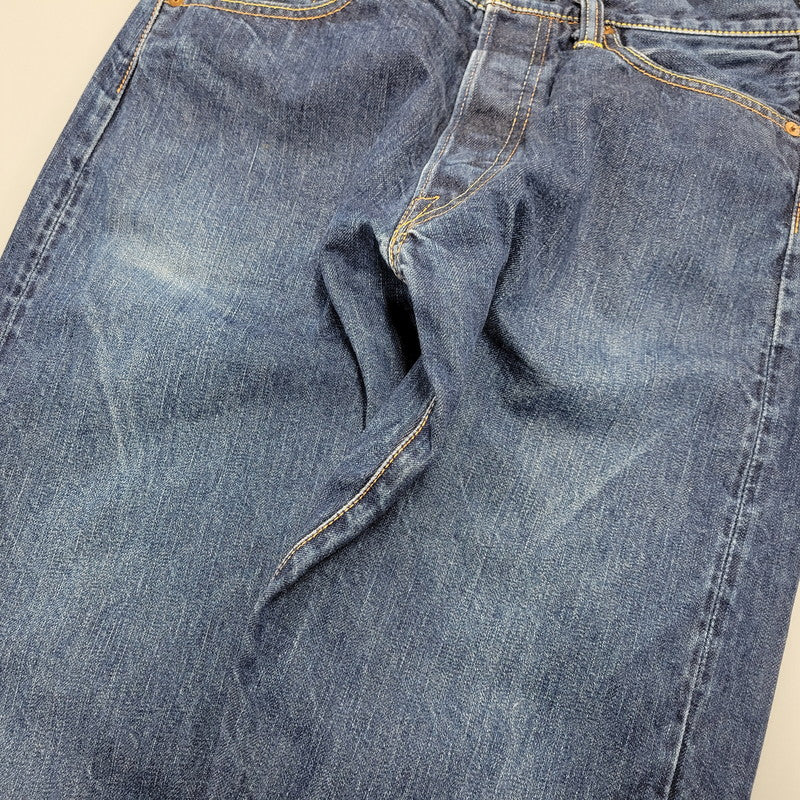 【中古品】【メンズ】 EVISU LOT 9000 エヴィス Wカモメ PRINT DENIM PANTS プリントデニムパンツ ボトムス ズボン 156-260302-tt-01-izu サイズ：32×34 カラー：インディゴ 万代Net店