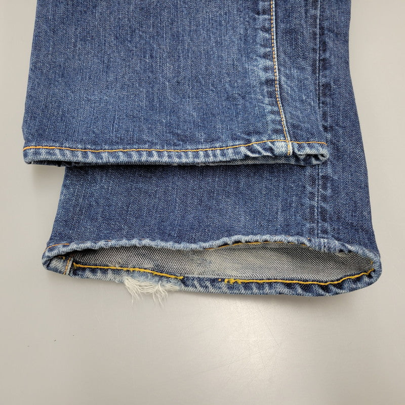 【中古品】【メンズ】 EVISU LOT 9000 エヴィス Wカモメ PRINT DENIM PANTS プリントデニムパンツ ボトムス ズボン 156-260302-tt-01-izu サイズ：32×34 カラー：インディゴ 万代Net店