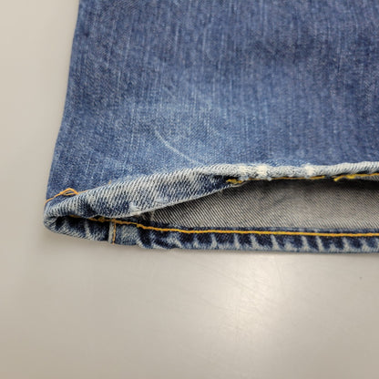 【中古品】【メンズ】 EVISU LOT 9000 エヴィス Wカモメ PRINT DENIM PANTS プリントデニムパンツ ボトムス ズボン 156-260302-tt-01-izu サイズ：32×34 カラー：インディゴ 万代Net店