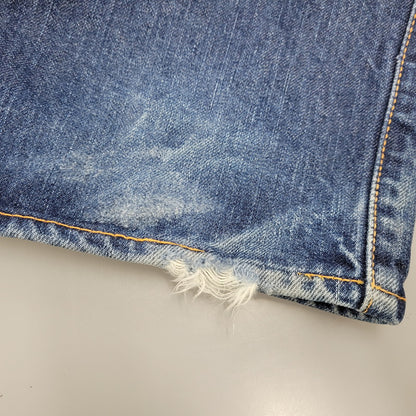 【中古品】【メンズ】 EVISU LOT 9000 エヴィス Wカモメ PRINT DENIM PANTS プリントデニムパンツ ボトムス ズボン 156-260302-tt-01-izu サイズ：32×34 カラー：インディゴ 万代Net店