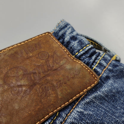 【中古品】【メンズ】 SIOTANI BROTHERS 塩谷ブラザーズ 水牛パッチ Wカモメ PRINT DENIM SHORTS プリント デニム ショーツ ショートパンツ ボトムス 156-260302-kh-14-izu サイズ：30 カラー：インディゴ 万代Net店