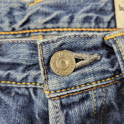 【中古品】【メンズ】 SIOTANI BROTHERS 塩谷ブラザーズ 水牛パッチ Wカモメ PRINT DENIM SHORTS プリント デニム ショーツ ショートパンツ ボトムス 156-260302-kh-14-izu サイズ：30 カラー：インディゴ 万代Net店