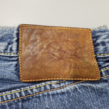 【中古品】【メンズ】 SIOTANI BROTHERS 塩谷ブラザーズ 水牛パッチ Wカモメ PRINT DENIM SHORTS プリント デニム ショーツ ショートパンツ ボトムス 156-260302-kh-14-izu サイズ：30 カラー：インディゴ 万代Net店