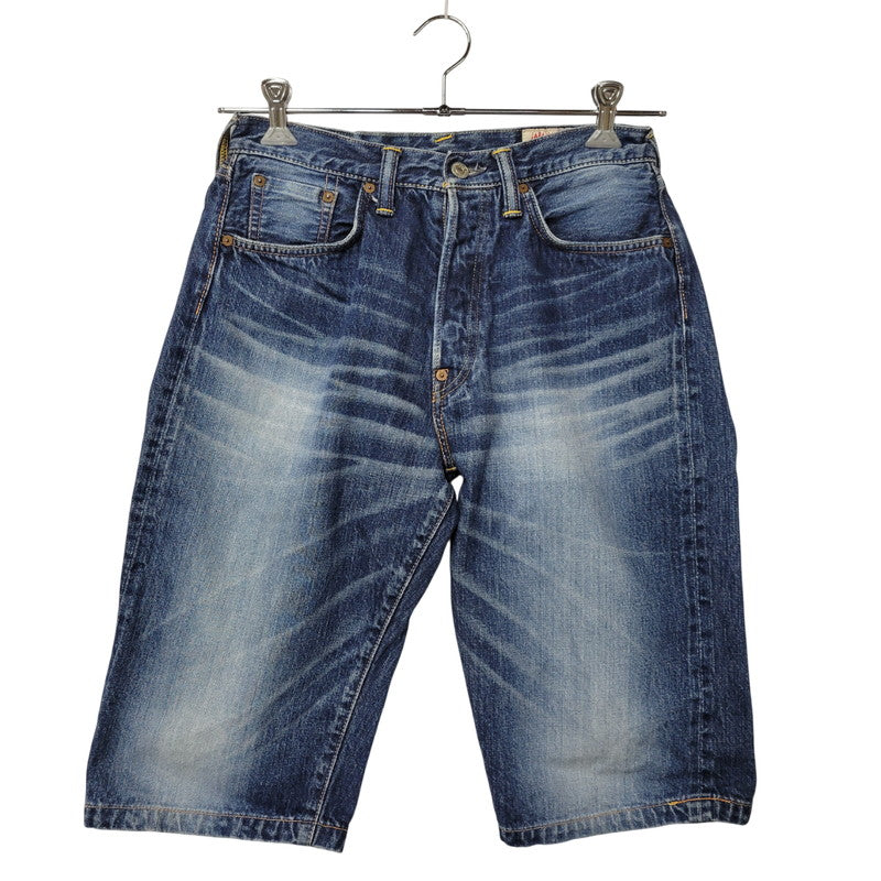 【中古品】【メンズ】 EVISU SIOTANI BROTHERS エヴィス 塩谷ブラザーズ 水牛パッチ PRINT DENIM SHORTS プリントデニムショーツ ボトムス ズボン 156-260302-tt-03-izu サイズ：30 カラー：インディゴ 万代Net店