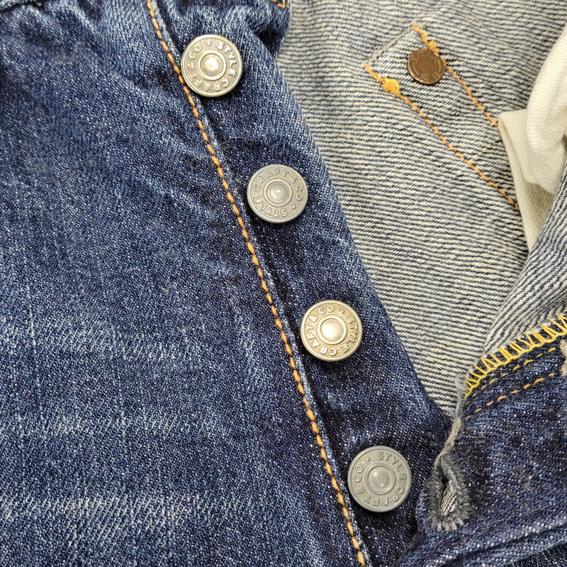 【中古品】【メンズ】 EVISU SIOTANI BROTHERS エヴィス 塩谷ブラザーズ 水牛パッチ PRINT DENIM SHORTS プリントデニムショーツ ボトムス ズボン 156-260302-tt-03-izu サイズ：30 カラー：インディゴ 万代Net店