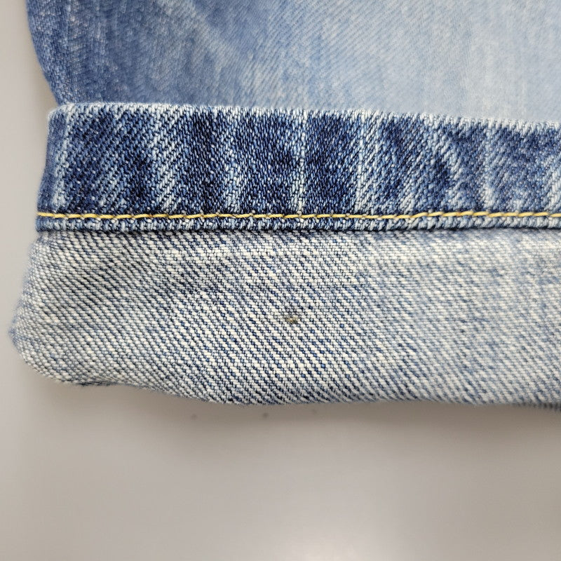 【中古品】【メンズ】 EVISU SIOTANI BROTHERS エヴィス 塩谷ブラザーズ 水牛パッチ PRINT DENIM SHORTS プリントデニムショーツ ボトムス ズボン 156-260302-tt-03-izu サイズ：30 カラー：インディゴ 万代Net店