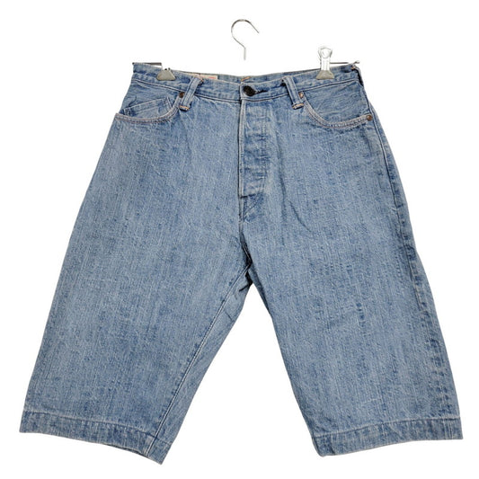 【中古品】【メンズ】 LOT2100 山×カモメ DENIM SHORTS デニム ショーツ ショートパンツ ボトムス 156-260302-kh-13-izu サイズ：32×34 カラー：インディゴ 万代Net店