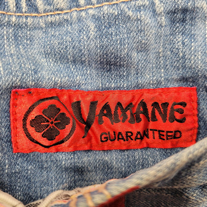 【中古品】【メンズ】 LOT2100 山×カモメ DENIM SHORTS デニム ショーツ ショートパンツ ボトムス 156-260302-kh-13-izu サイズ：32×34 カラー：インディゴ 万代Net店