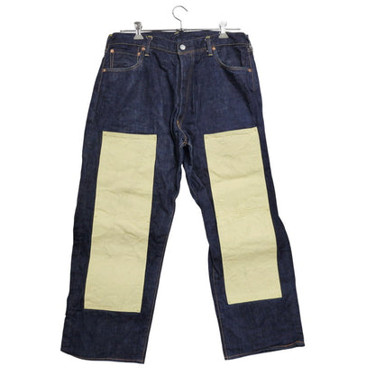 【中古品】【メンズ】 LOT2013 シンチバック 大黒 DOUBLE KNEE PAINT DENIM PANTS ダブルニー ペイント デニム パンツ 156-260302-kh-12-izu サイズ：40×35 カラー：インディゴ 万代Net店