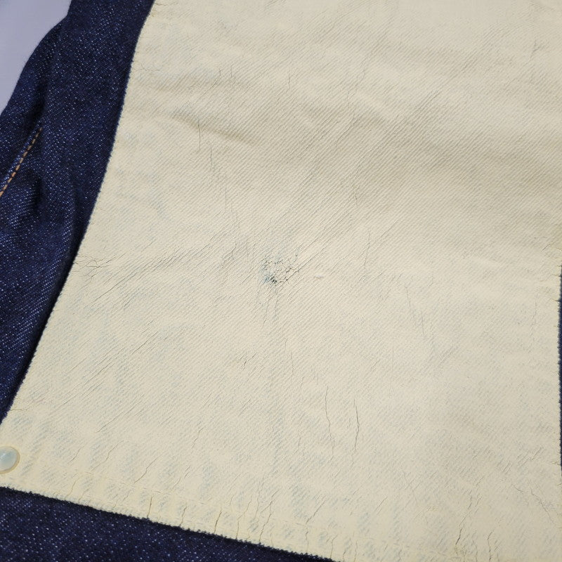 【中古品】【メンズ】 LOT2013 シンチバック 大黒 DOUBLE KNEE PAINT DENIM PANTS ダブルニー ペイント デニム パンツ 156-260302-kh-12-izu サイズ：40×35 カラー：インディゴ 万代Net店