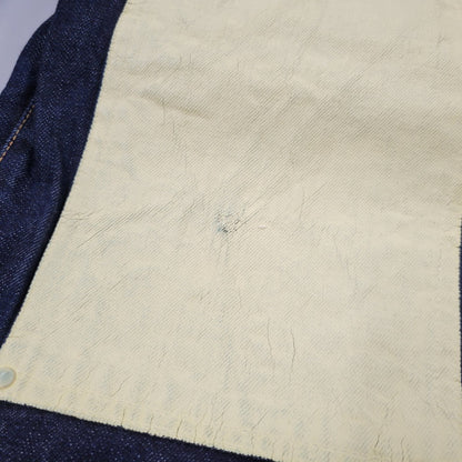 【中古品】【メンズ】 LOT2013 シンチバック 大黒 DOUBLE KNEE PAINT DENIM PANTS ダブルニー ペイント デニム パンツ 156-260302-kh-12-izu サイズ：40×35 カラー：インディゴ 万代Net店