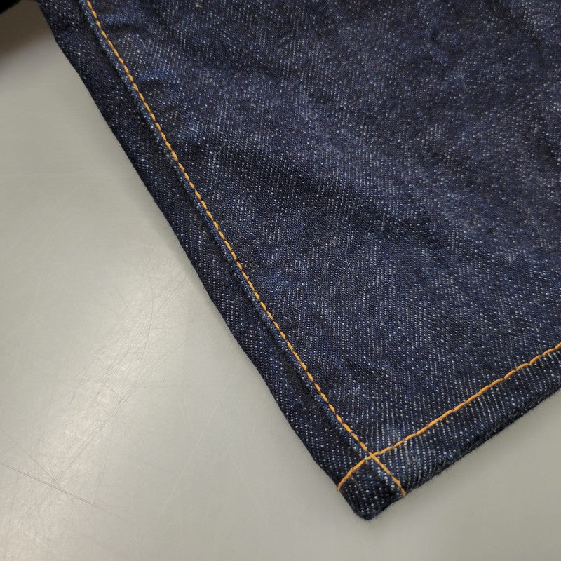 【中古品】【メンズ】 LOT2013 シンチバック 大黒 DOUBLE KNEE PAINT DENIM PANTS ダブルニー ペイント デニム パンツ 156-260302-kh-12-izu サイズ：40×35 カラー：インディゴ 万代Net店
