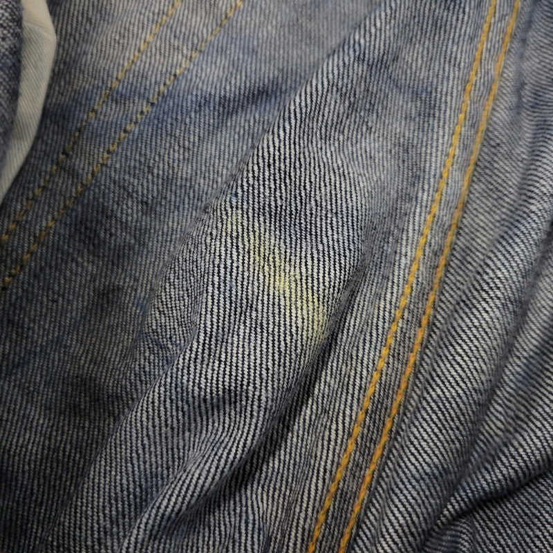 【中古品】【メンズ】 LOT2013 シンチバック 大黒 DOUBLE KNEE PAINT DENIM PANTS ダブルニー ペイント デニム パンツ 156-260302-kh-12-izu サイズ：40×35 カラー：インディゴ 万代Net店
