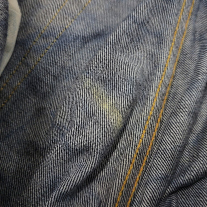 【中古品】【メンズ】 LOT2013 シンチバック 大黒 DOUBLE KNEE PAINT DENIM PANTS ダブルニー ペイント デニム パンツ 156-260302-kh-12-izu サイズ：40×35 カラー：インディゴ 万代Net店