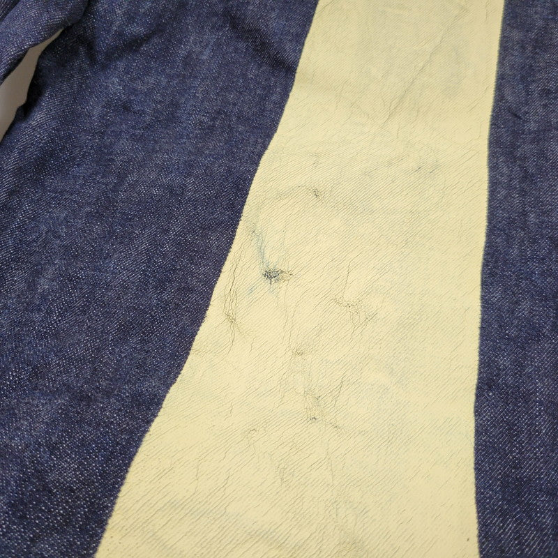 【中古品】【メンズ】 LOT2013 シンチバック 大黒 DOUBLE KNEE PAINT DENIM PANTS ダブルニー ペイント デニム パンツ 156-260302-kh-12-izu サイズ：40×35 カラー：インディゴ 万代Net店