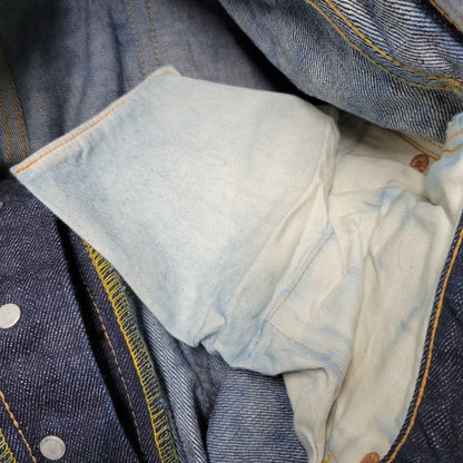 【中古品】【メンズ】 LOT2013 シンチバック 大黒 DOUBLE KNEE PAINT DENIM PANTS ダブルニー ペイント デニム パンツ 156-260302-kh-12-izu サイズ：40×35 カラー：インディゴ 万代Net店