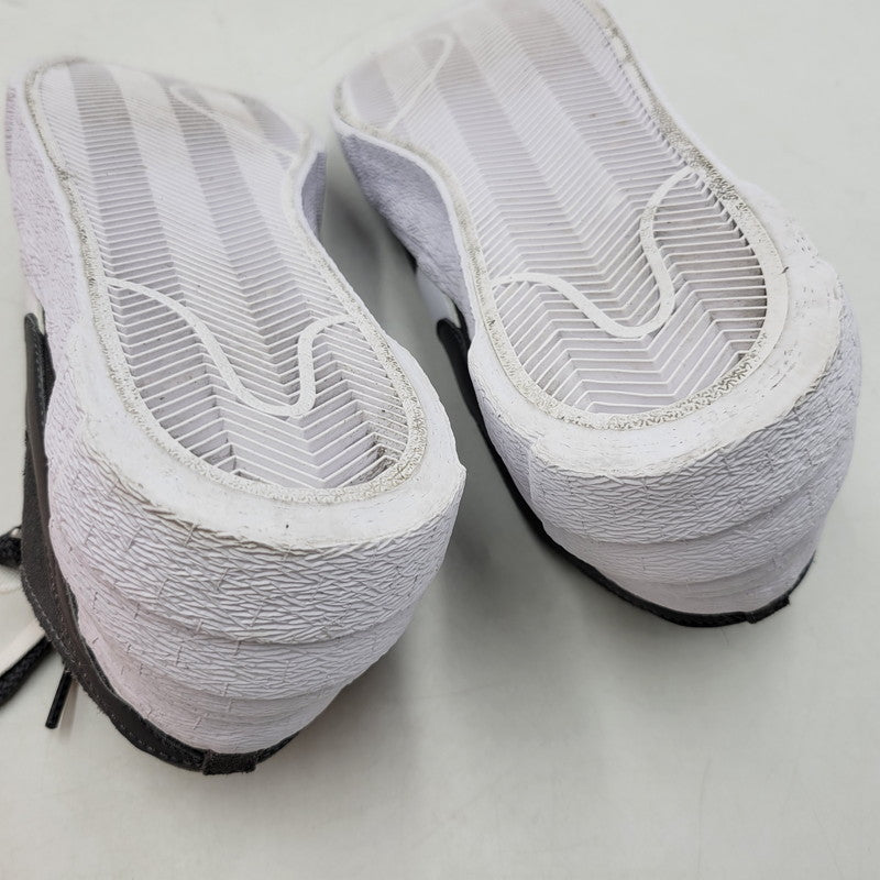 【中古品】【メンズ】 × SACAI サカイ DD1877-002 BLAZER LOW ブレーザー ロウ スニーカー シューズ 靴 160-260310-ya-14-izu サイズ：27.5cm カラー：IRON GREY/WHITE-WHITE 万代Net店