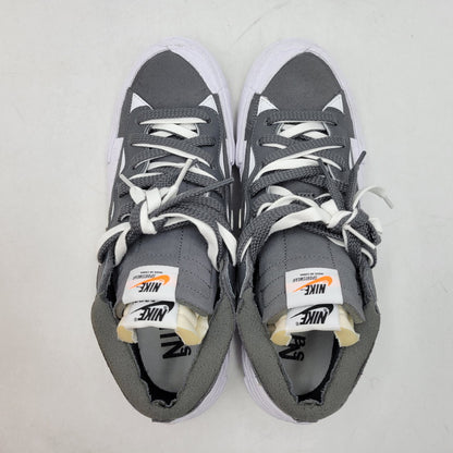 【中古品】【メンズ】 × SACAI サカイ DD1877-002 BLAZER LOW ブレーザー ロウ スニーカー シューズ 靴 160-260310-ya-14-izu サイズ：27.5cm カラー：IRON GREY/WHITE-WHITE 万代Net店