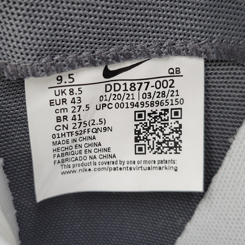 【中古品】【メンズ】 × SACAI サカイ DD1877-002 BLAZER LOW ブレーザー ロウ スニーカー シューズ 靴 160-260310-ya-14-izu サイズ：27.5cm カラー：IRON GREY/WHITE-WHITE 万代Net店