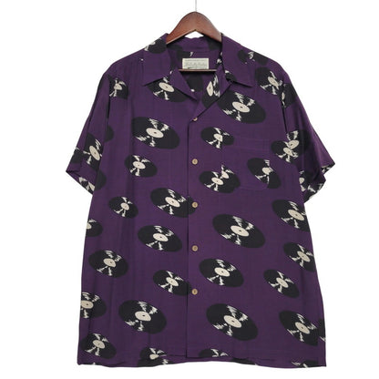 【中古品】【メンズ】 HAWAIIAN SHIRT SS ハワイアン シャツ ショートスリーブ 半袖 142-260302-kh-11-izu サイズ：L カラー：パープル 万代Net店