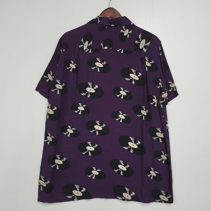 【中古品】【メンズ】 HAWAIIAN SHIRT SS ハワイアン シャツ ショートスリーブ 半袖 142-260302-kh-11-izu サイズ：L カラー：パープル 万代Net店
