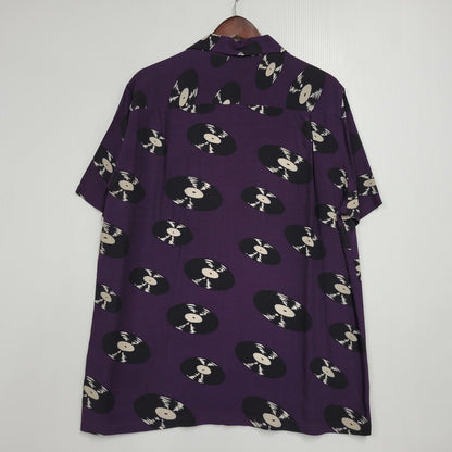 【中古品】【メンズ】 HAWAIIAN SHIRT SS ハワイアン シャツ ショートスリーブ 半袖 142-260302-kh-11-izu サイズ：L カラー：パープル 万代Net店