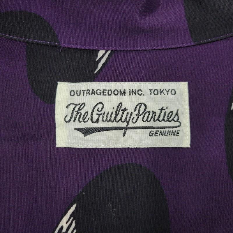 【中古品】【メンズ】 HAWAIIAN SHIRT SS ハワイアン シャツ ショートスリーブ 半袖 142-260302-kh-11-izu サイズ：L カラー：パープル 万代Net店
