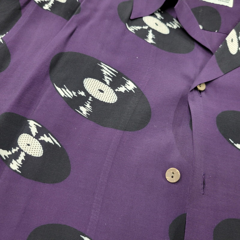 【中古品】【メンズ】 HAWAIIAN SHIRT SS ハワイアン シャツ ショートスリーブ 半袖 142-260302-kh-11-izu サイズ：L カラー：パープル 万代Net店