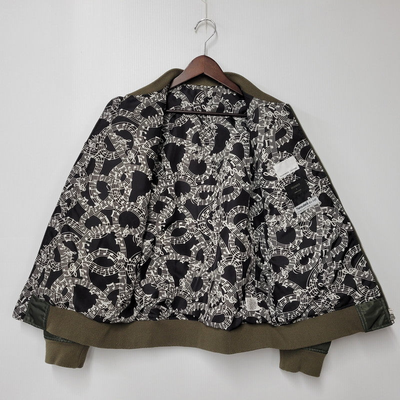 【中古品】【メンズ】 NUMBER (N)INE ナンバーナイン×STUDIOUS ステュディオス 116354001 MA-1 FLIGHT JACKET フライトジャケット アウター 140-260302-tt-09-izu サイズ：3 カラー：カーキ 万代Net店