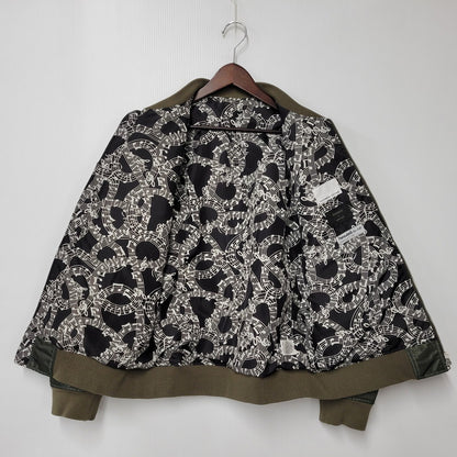 【中古品】【メンズ】 NUMBER (N)INE ナンバーナイン×STUDIOUS ステュディオス 116354001 MA-1 FLIGHT JACKET フライトジャケット アウター 140-260302-tt-09-izu サイズ：3 カラー：カーキ 万代Net店