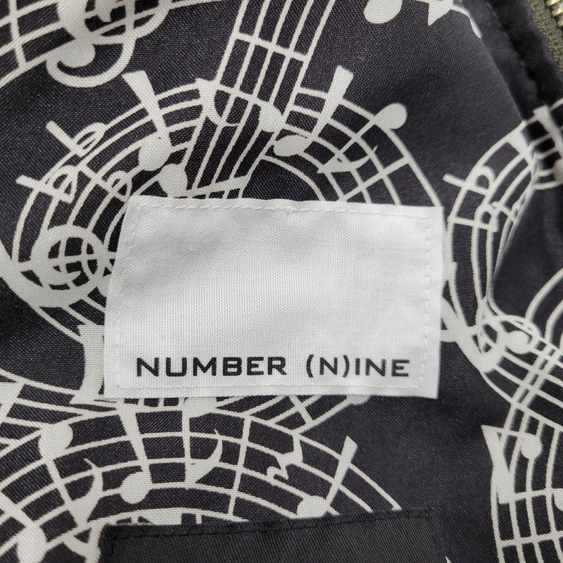 【中古品】【メンズ】 NUMBER (N)INE ナンバーナイン×STUDIOUS ステュディオス 116354001 MA-1 FLIGHT JACKET フライトジャケット アウター 140-260302-tt-09-izu サイズ：3 カラー：カーキ 万代Net店