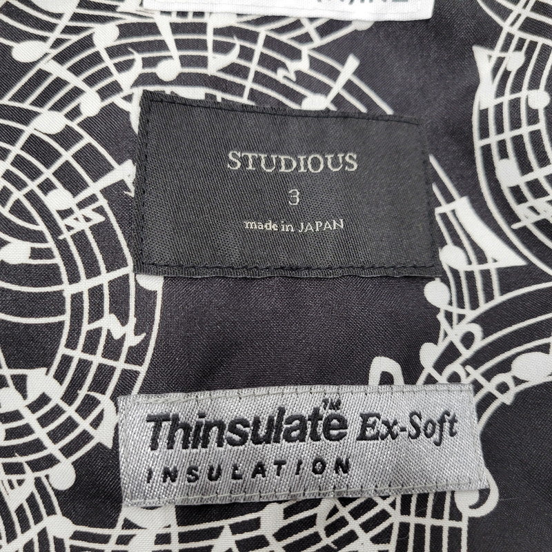 【中古品】【メンズ】 NUMBER (N)INE ナンバーナイン×STUDIOUS ステュディオス 116354001 MA-1 FLIGHT JACKET フライトジャケット アウター 140-260302-tt-09-izu サイズ：3 カラー：カーキ 万代Net店