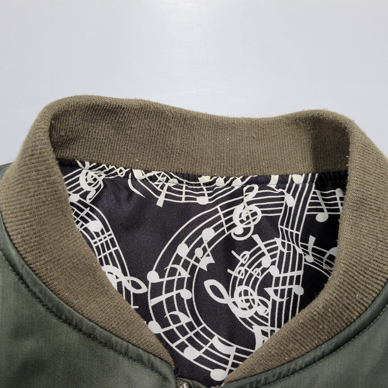 【中古品】【メンズ】 NUMBER (N)INE ナンバーナイン×STUDIOUS ステュディオス 116354001 MA-1 FLIGHT JACKET フライトジャケット アウター 140-260302-tt-09-izu サイズ：3 カラー：カーキ 万代Net店