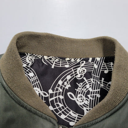 【中古品】【メンズ】 NUMBER (N)INE ナンバーナイン×STUDIOUS ステュディオス 116354001 MA-1 FLIGHT JACKET フライトジャケット アウター 140-260302-tt-09-izu サイズ：3 カラー：カーキ 万代Net店