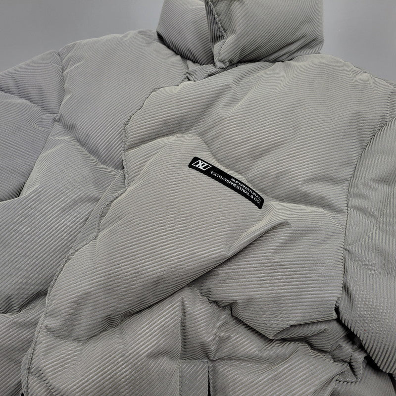【中古品】【メンズ】 XANDER ZHOU ザンダーゾウ 20-011-685-0000-3 QUILTING DOWN JACKET キルティングダウンジャケット アウター 141-260302-tt-06-izu サイズ：48 カラー：グレー 万代Net店