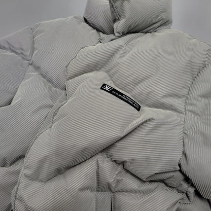 【中古品】【メンズ】 XANDER ZHOU ザンダーゾウ 20-011-685-0000-3 QUILTING DOWN JACKET キルティングダウンジャケット アウター 141-260302-tt-06-izu サイズ：48 カラー：グレー 万代Net店