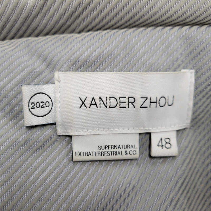 【中古品】【メンズ】 XANDER ZHOU ザンダーゾウ 20-011-685-0000-3 QUILTING DOWN JACKET キルティングダウンジャケット アウター 141-260302-tt-06-izu サイズ：48 カラー：グレー 万代Net店