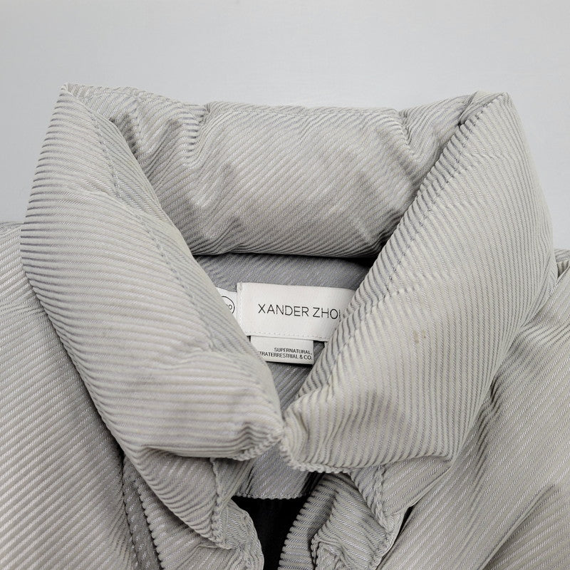 【中古品】【メンズ】 XANDER ZHOU ザンダーゾウ 20-011-685-0000-3 QUILTING DOWN JACKET キルティングダウンジャケット アウター 141-260302-tt-06-izu サイズ：48 カラー：グレー 万代Net店