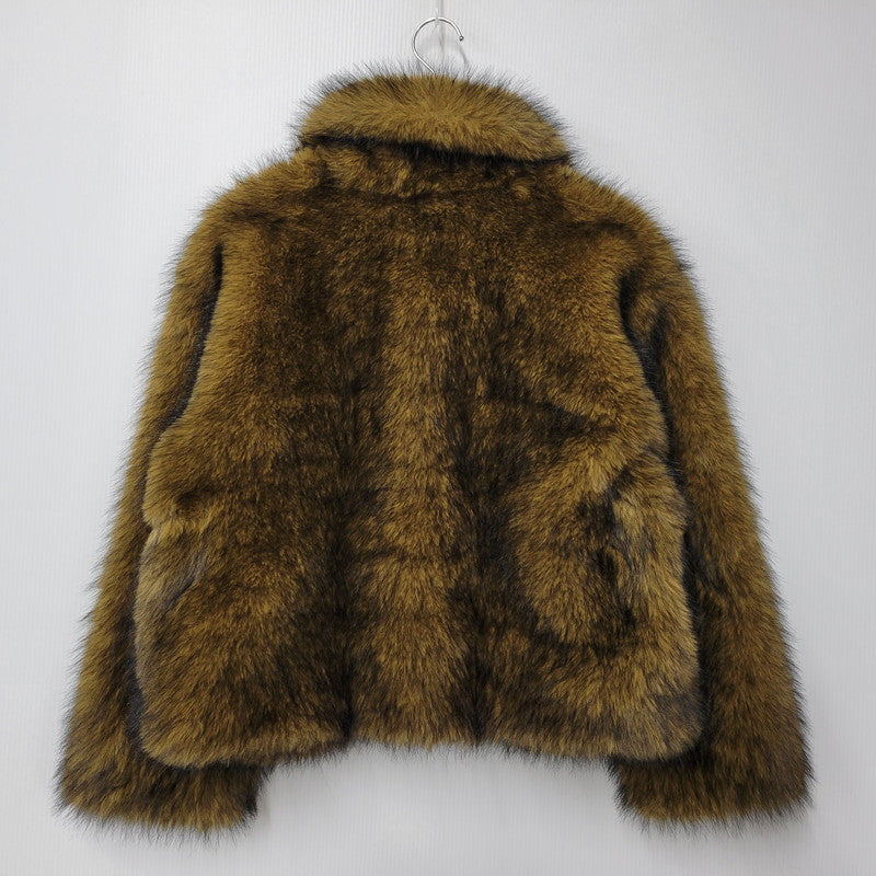 【中古品】【レディース】 61-18-0566-462 FAKEFUR SHORT BLOUSON フェイクファーショートブルゾン アウター 168-260302-tt-05-izu カラー：ブラウン系 万代Net店