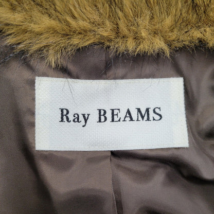 【中古品】【レディース】 61-18-0566-462 FAKEFUR SHORT BLOUSON フェイクファーショートブルゾン アウター 168-260302-tt-05-izu カラー：ブラウン系 万代Net店