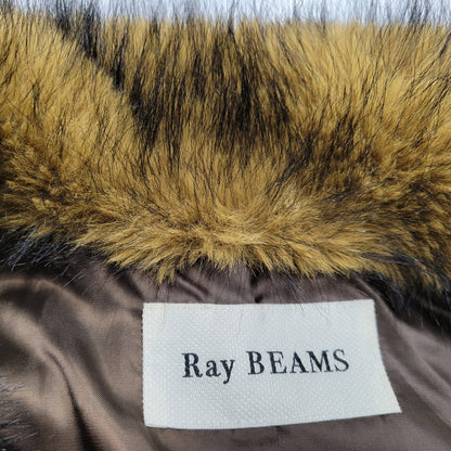 【中古品】【レディース】 61-18-0566-462 FAKEFUR SHORT BLOUSON フェイクファーショートブルゾン アウター 168-260302-tt-05-izu カラー：ブラウン系 万代Net店