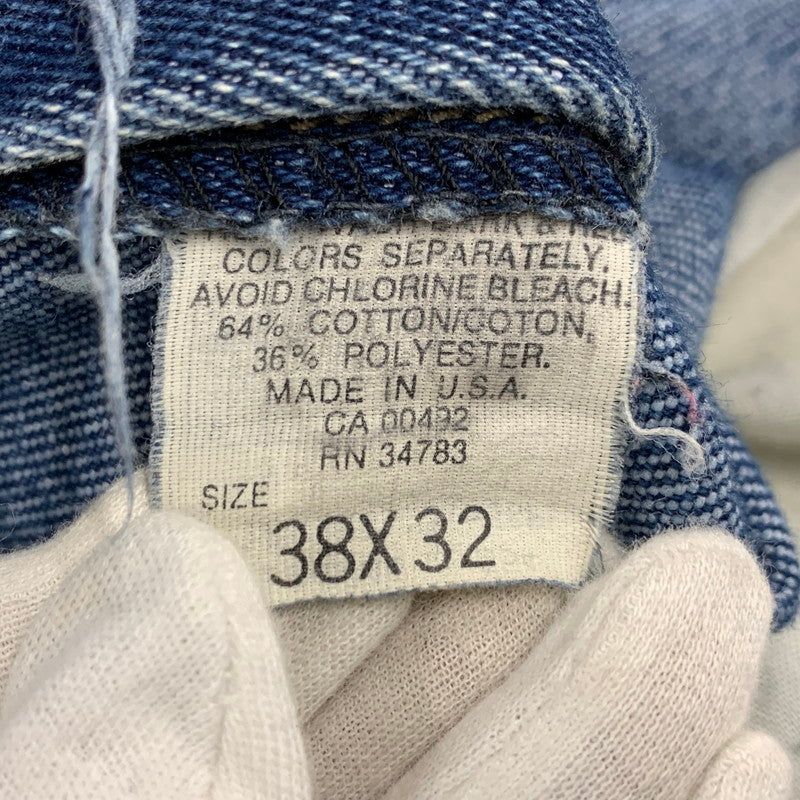 【中古品】【メンズ】 212-2046 DENIM PANTS デニム パンツ ズボン ボトムス 157-260310-ya-03-izu サイズ：38×32 カラー：インディゴ 万代Net店